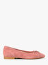 michael kors piper flex suede ballet flat