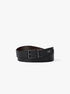 michael kors leather belt