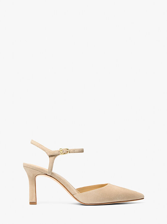 Amara Suede Slingback Pump michael kors amara suede slingback pump
