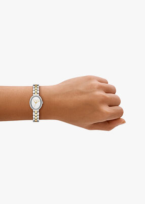 michael kors maude two tone watch