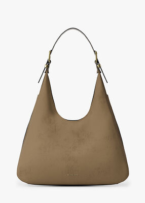 michael kors nolita large nubuck hobo shoulder bag
