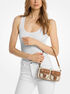 michael kors zoe small signature logo pochette