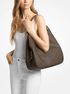 michael kors ellie large signature logo shoulder bag