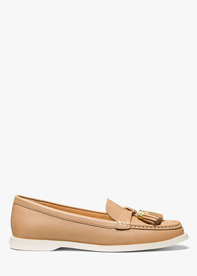 michael kors kiernan leather loafer