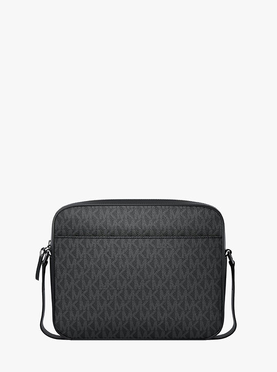 michael kors jet set signature logo crossbody bag