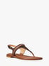 Mandy Signature Logo Sandal michael kors mandy signature logo sandal