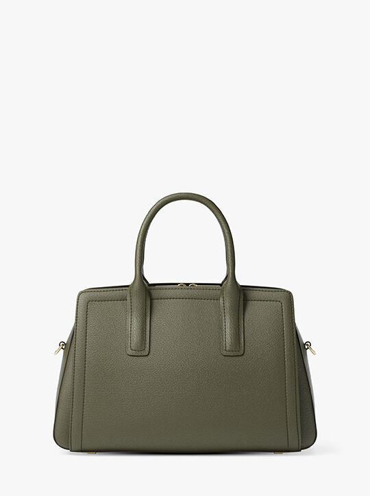 michael kors laila medium leather satchel