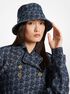 Empire Logo Jacquard Denim Bucket Hat michael kors empire logo jacquard denim bucket hat