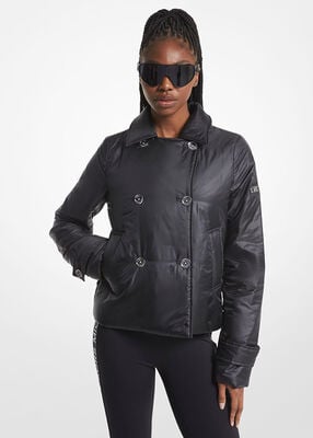 Recycled Polyester Puffer Peacoat