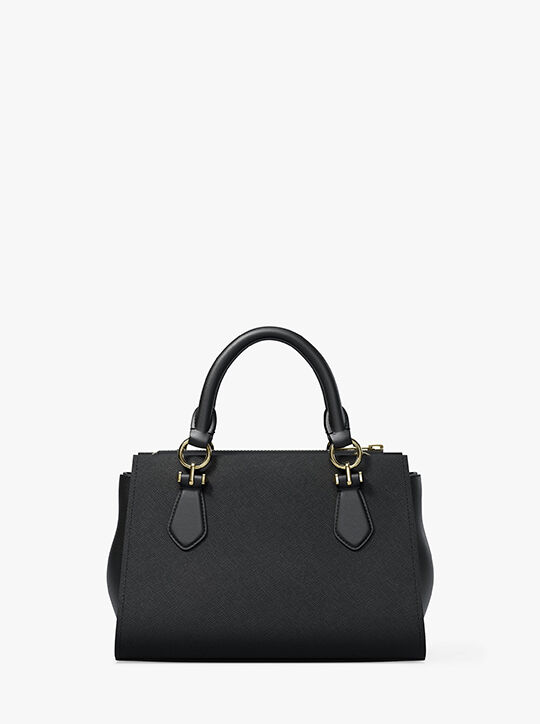 michael kors marilyn small leather satchel