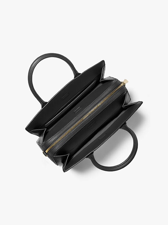 حقيبة ليلى متوسطة الحجم من الجلد michael kors حقيبة ليلى متوسطة الحجم من الجلد