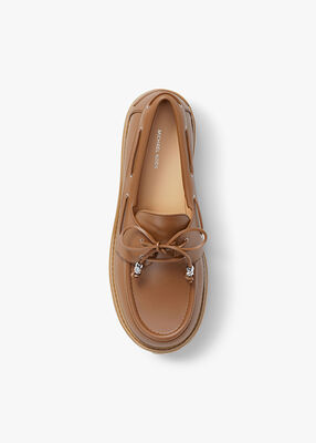 michael kors kenny leather loafer