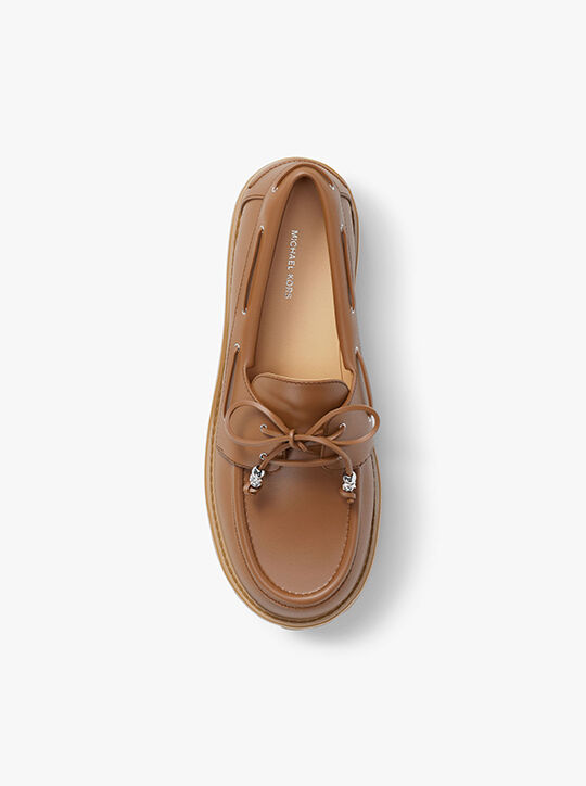 michael kors kenny leather loafer