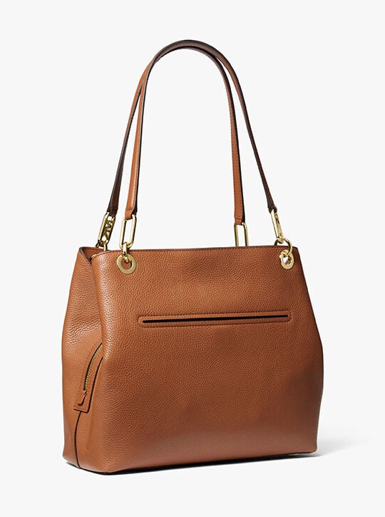 michael kors حقيبة كينسينغتون الكبيرة المصنوعة من الجلد المحبب