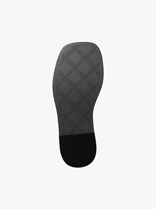 michael kors milan signature logo slide sandal