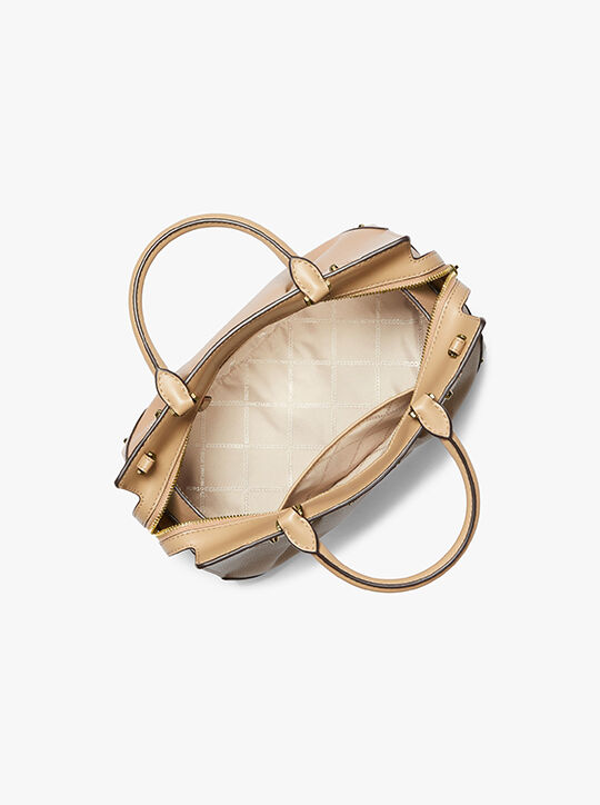 michael kors حقيبة انزو جلدية متوسطة الحجم