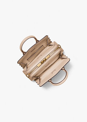 michael kors laila extra small pebbled leather convertible crossbody bag