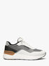 michael kors trevor mixed media trainer