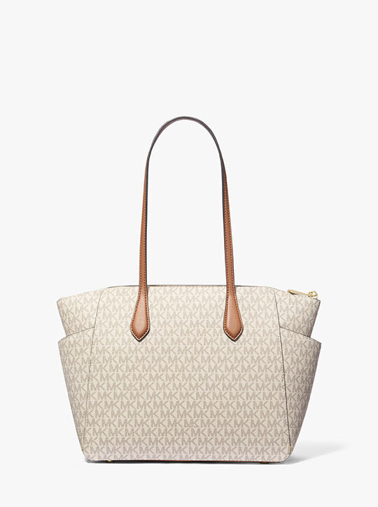 michael kors marilyn medium logo tote bag