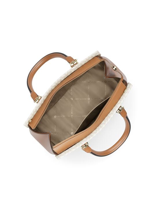 Marilyn Medium Signature Logo Convertible Satchel michael kors marilyn medium signature logo convertible satchel