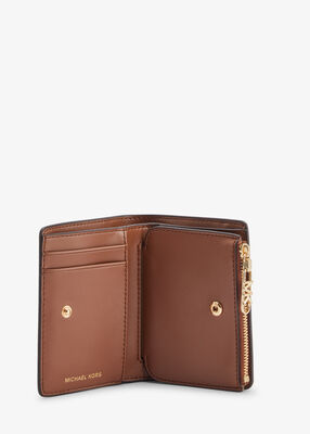 michael kors empire medium pebbled leather wallet