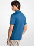 michael kors embroidered logo cotton polo shirt