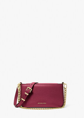 michael kors bryant small pebbled leather convertible pochette