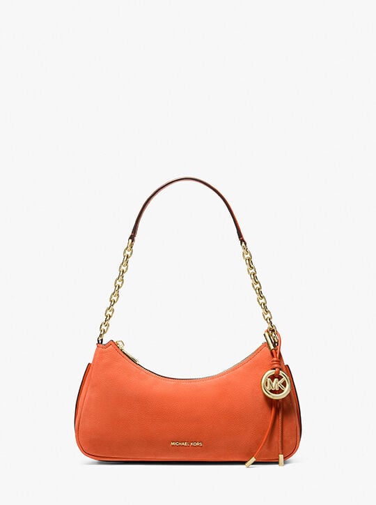 حقيبة نوليتا متوسطة الحجم من جلد النوبوك مع سلسلة michael kors حقيبة نوليتا متوسطة الحجم من جلد النوبوك مع سلسلة