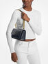 Claire Large Crackled Leather Convertible Shoulder Bag michael kors claire large crackled leather convertible shoulder bag