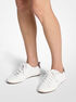 michael kors keely leather trainer