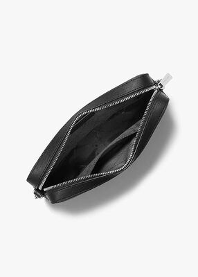 michael kors jet set large logo crossbody bag