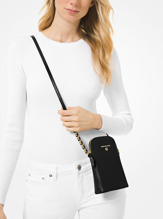 Small Pebbled Leather Smartphone Crossbody Bag michael kors small pebbled leather smartphone crossbody bag