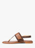 michael kors carmen signature logo thong sandal