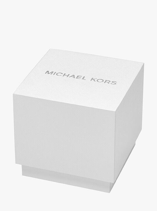 ساعة ريتز بافيه باللون الوردي والأسيتات michael kors ساعة ريتز بافيه باللون الوردي والأسيتات