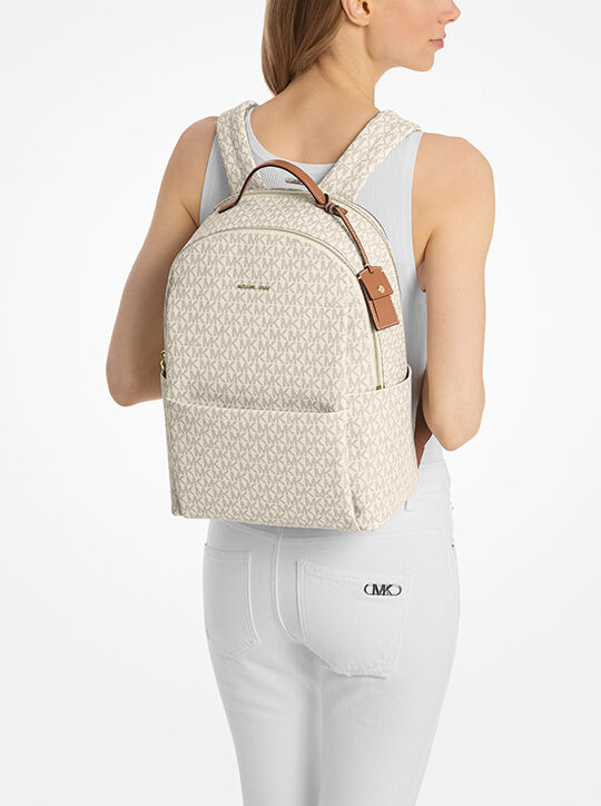 Sable Large Signature Logo Backpack michael kors sable large signature logo backpack
