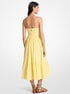 michael kors cotton poplin midi dress