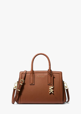 michael kors حقيبة ليلى الصغيرة المصنوعة من الجلد المحبب