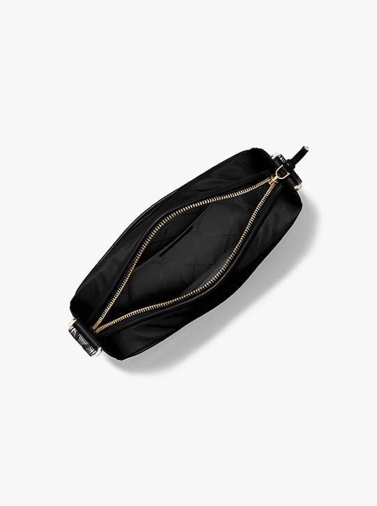 michael kors jet set large nylon gabardine crossbody bag