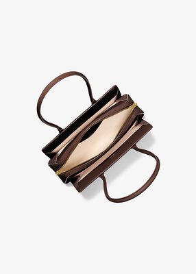michael kors laila small suede shoulder bag