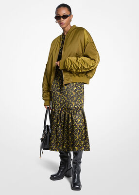 michael kors جاكيت ساتان سيريه بومبر