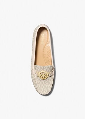 michael kors fulton signature logo moccasin