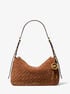 Nolita Medium Hand-Woven Suede Shoulder Bag michael kors nolita medium hand woven suede shoulder bag