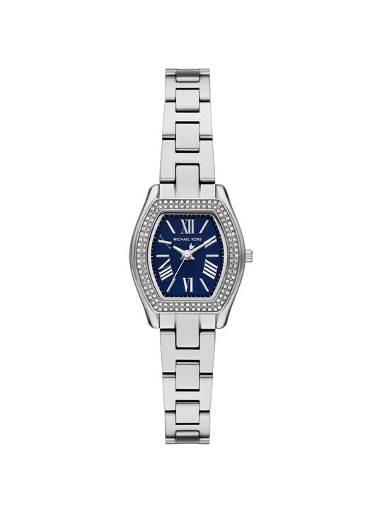 Petite Chelsea Pavé Silver-Tone Watch michael kors petite chelsea pav silver tone watch