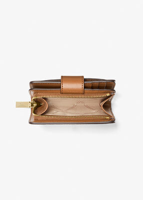 michael kors small signature logo wallet