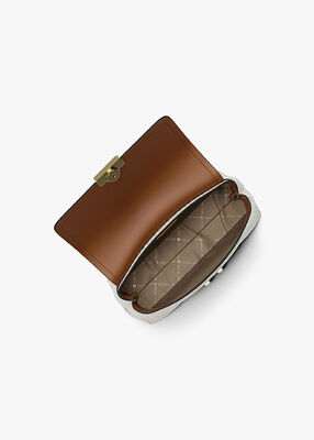 michael kors tribeca extra small signature logo satchel