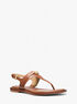michael kors mandy leather t strap sandal