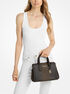michael kors laila small signature logo satchel