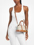 michael kors andie small signature logo satchel