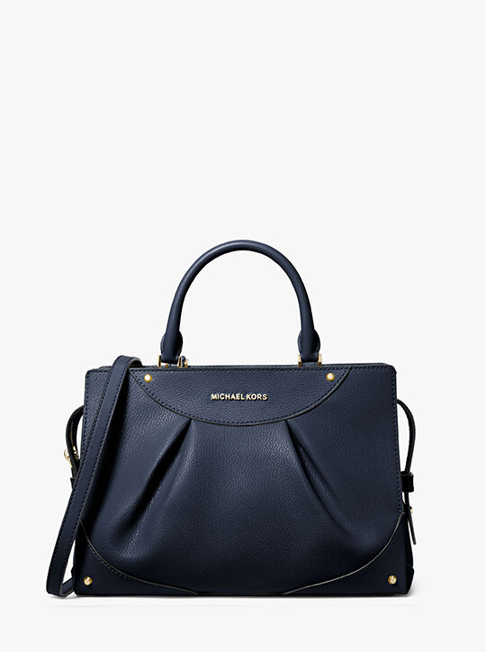 michael kors حقيبة انزو جلدية متوسطة الحجم