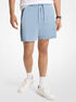 Logo Tape Cotton Blend Shorts michael kors logo tape cotton blend shorts